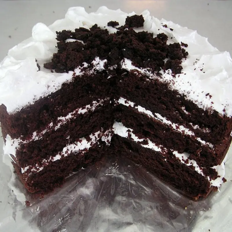 Devil's Food White Out Cake