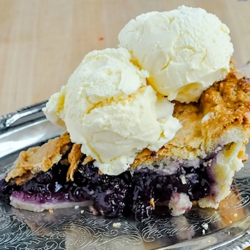 Cream Cheese Crust Blueberry Pie