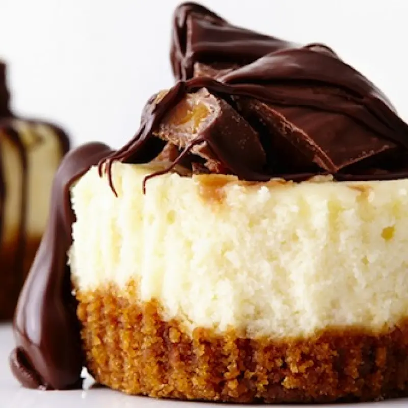 Mini Skor Bar Cheesecake