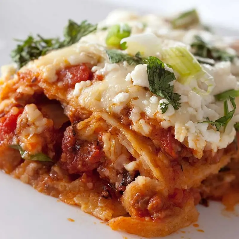 Mexican Chorizo Lasagna