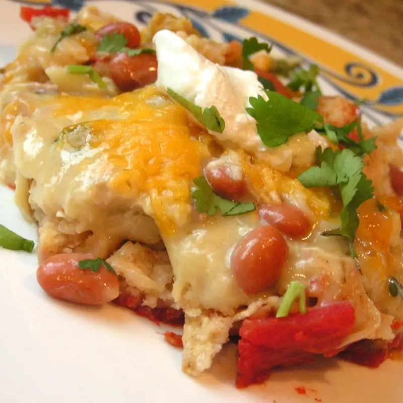 Chicken Tortilla Chip Casserole
