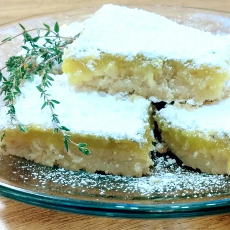 Lemon Thyme Bars