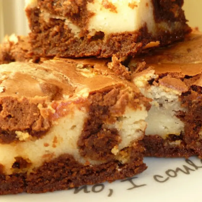 Caramel Cream Cheese Swirl Brownies