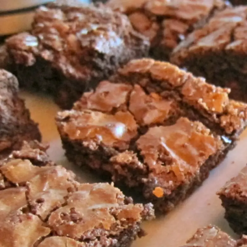 Double Chocolate Peanut Butter Chip Brownies