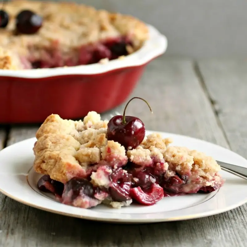 Deep Dish Cherry Crumb Pie
