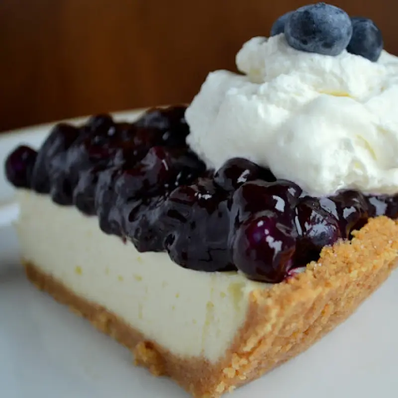 Fresh Blueberry Cheesecake Pie