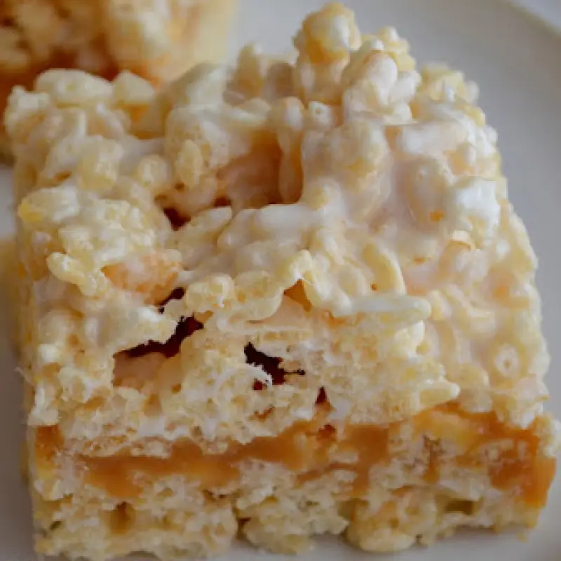 Caramel Rice Krispies Bars