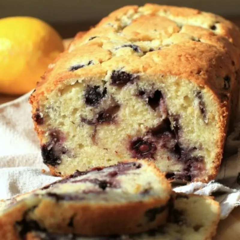 The Best Lemon Blueberry Bread
