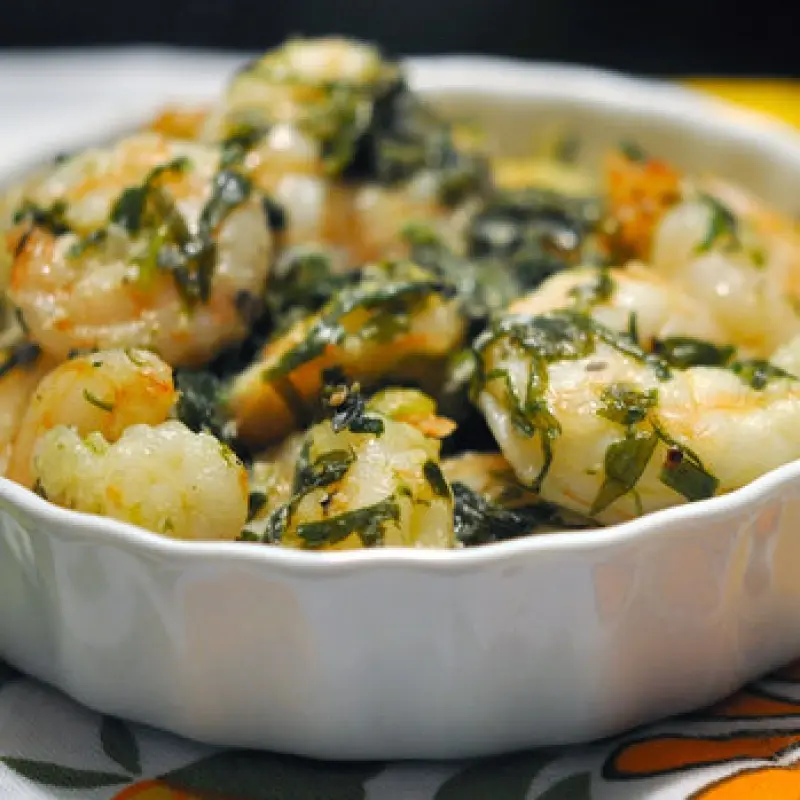 Baked Herbed Shrimp