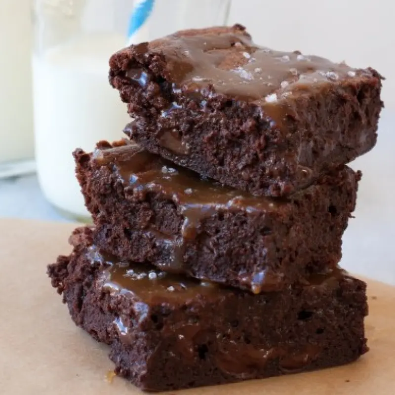 Salted Caramel Brownies
