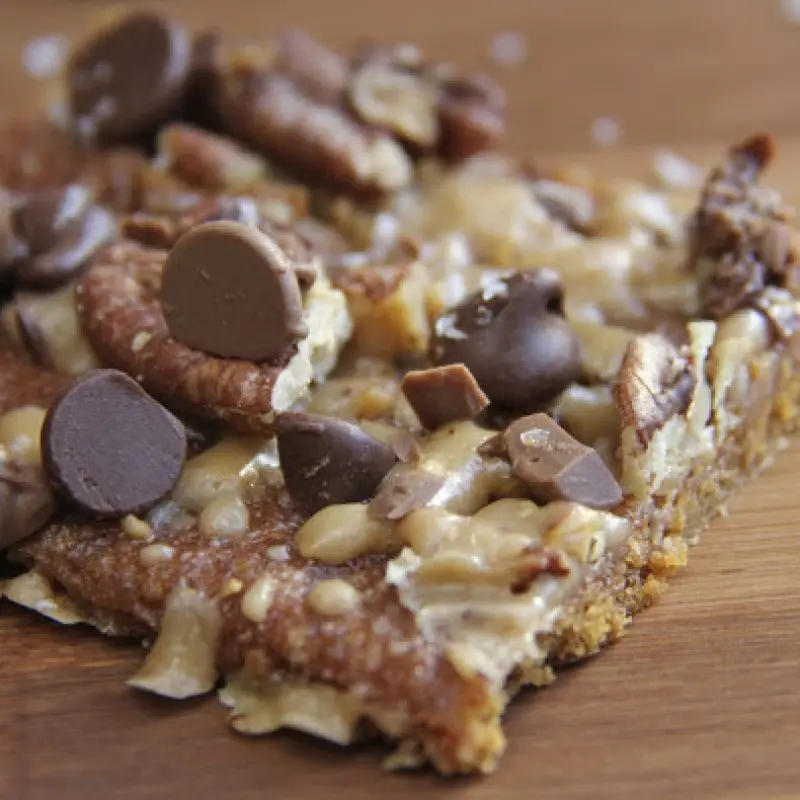 Salted Toffee, Chocolate & Pecan Squares