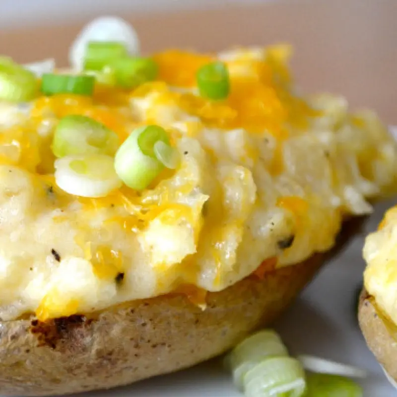Cheddar Buttermilk Stuffed Potato Boats