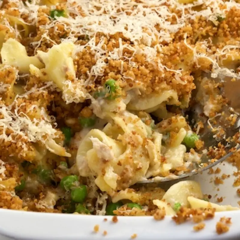 Tuna Egg Noodle Casserole