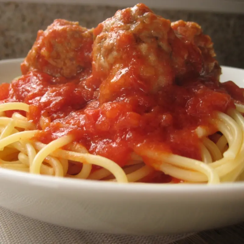 Marvelous Meatballs and Three Ingredient Spaghetti Sauce