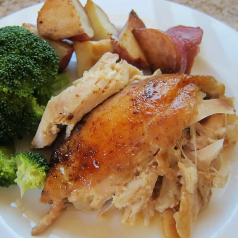 Slow Cooker Whole Roast Chicken
