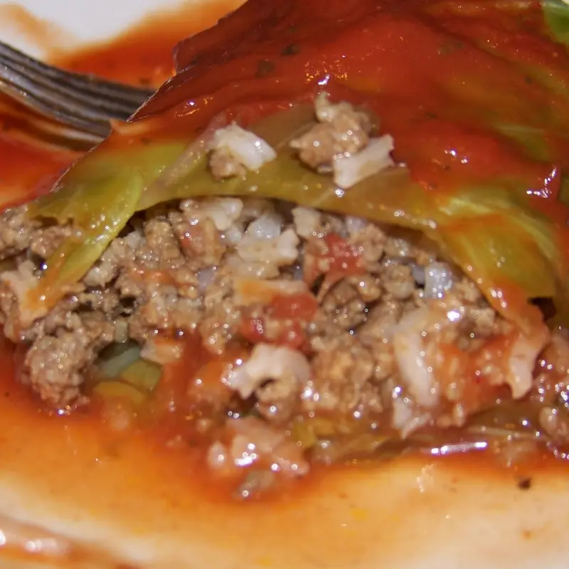 Beef Stuffed Cabbage Rolls