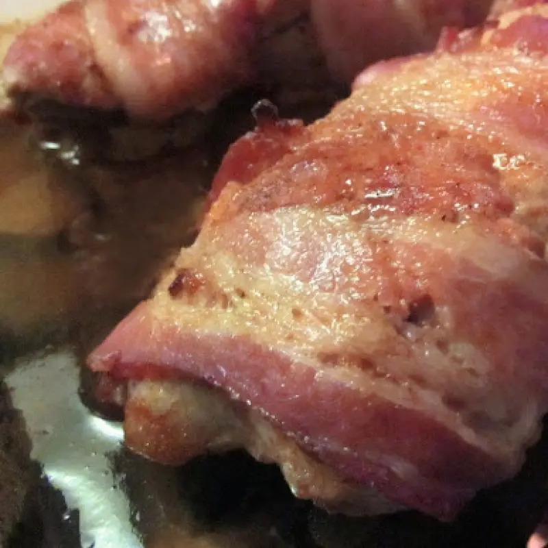 Sweet & Smoky Bacon Wrapped Pork Tenderloin