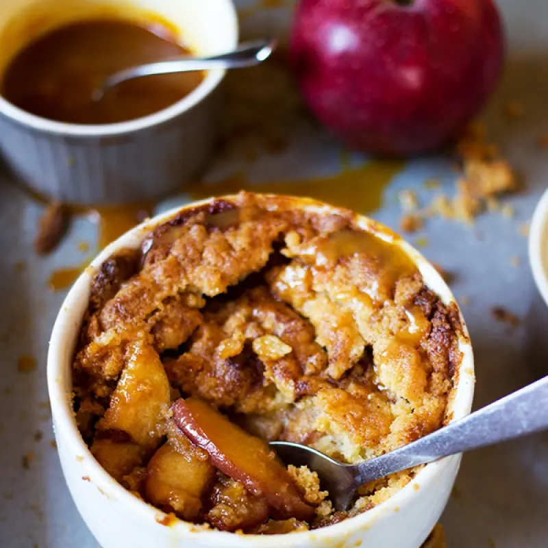 Caramel Apple Crumble