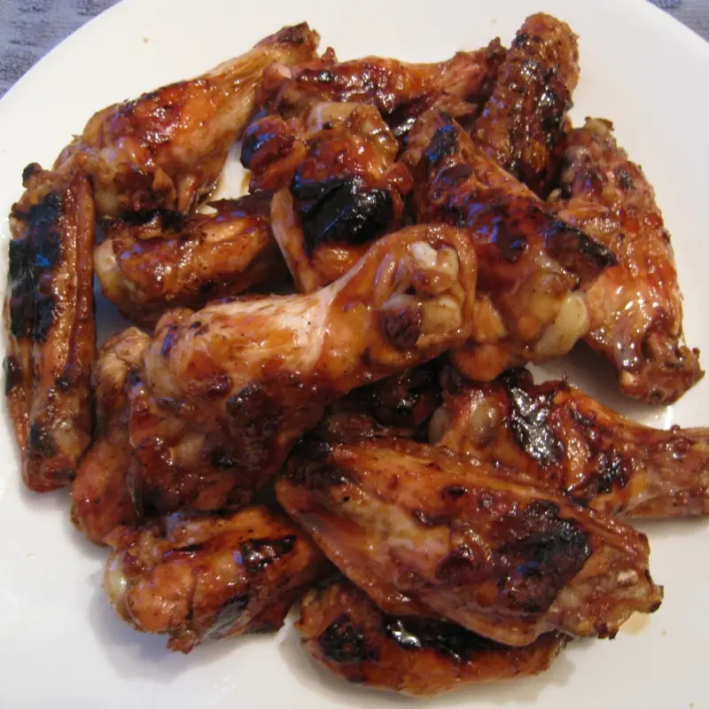 BBQ Wings With Orange Teriyaki Glaze