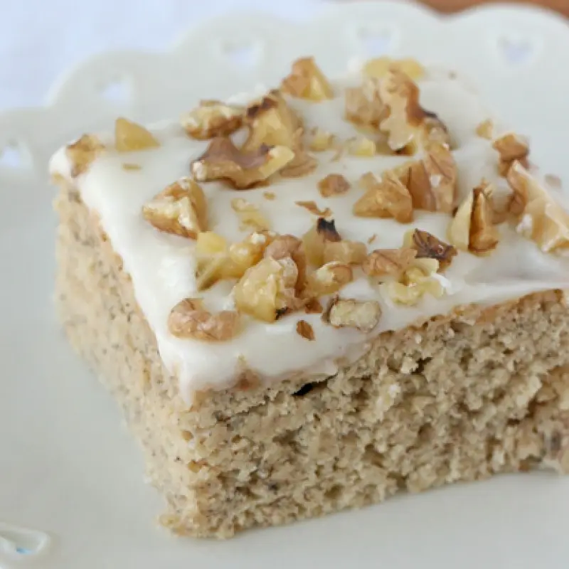 Banana Cake with Cream Cheese Frosting