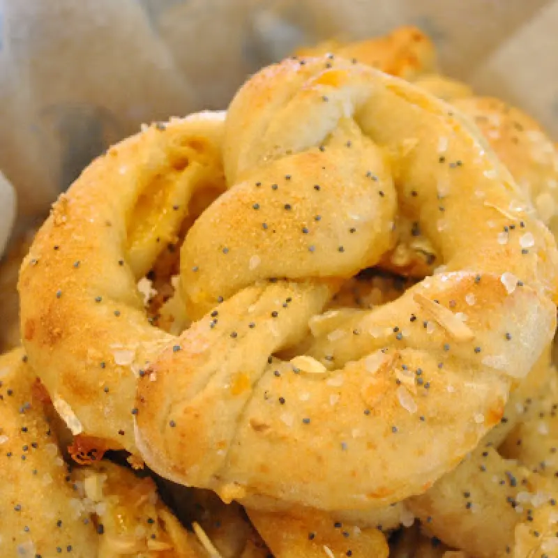 Cheese Stuffed Everything Pretzels