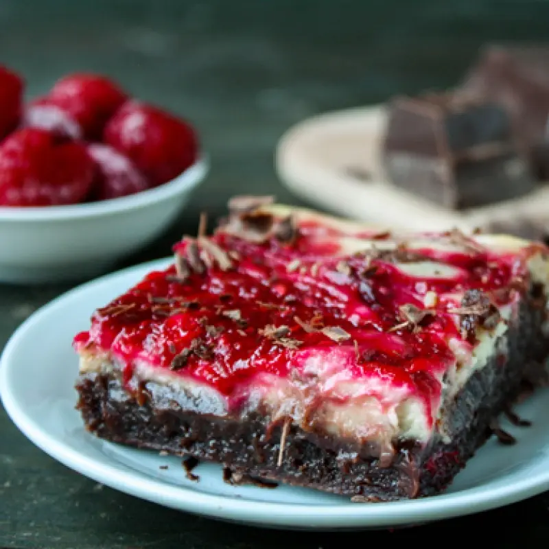Raspberry Cheesecake Brownies