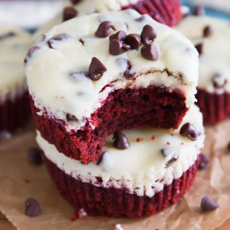 Mini Red Velvet Cheesecakes