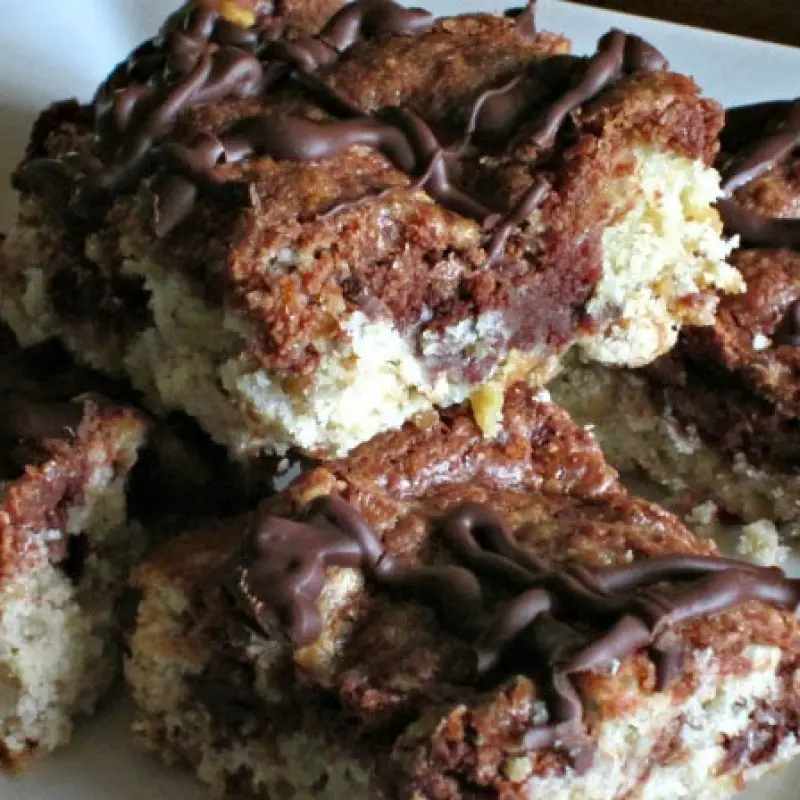 Chocolate Banana Nut Bars