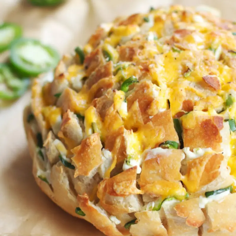 Jalapeno Popper Pull-apart Bread