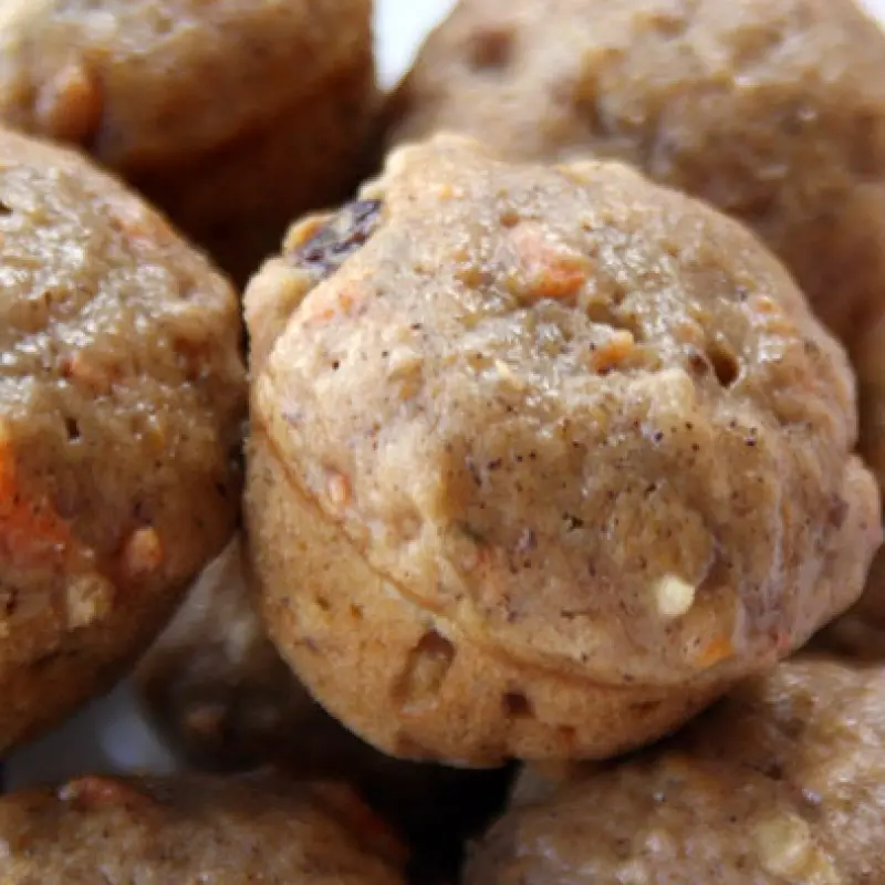 Fruit And Veggie Packed Mini Muffins