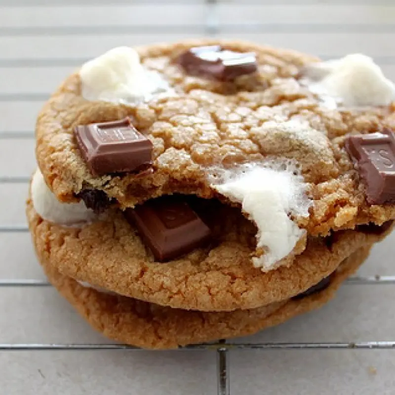 Yummy Smores Cookies