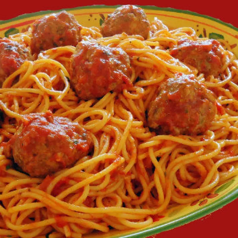 Meatballs And Tomato Sauce