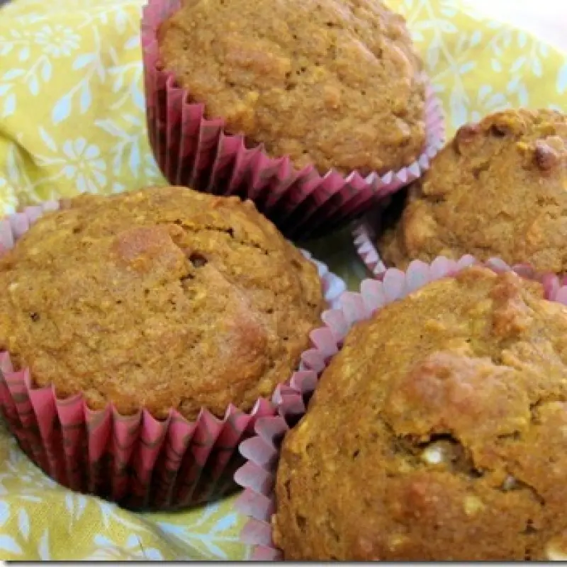 Pumpkin Oatmeal Muffins