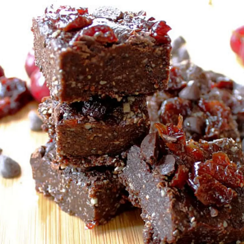 Dark Chocolate and Cherry Bars