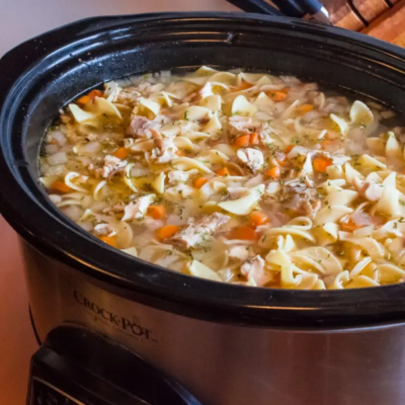 Crock Pot Chicken Noodle Soup