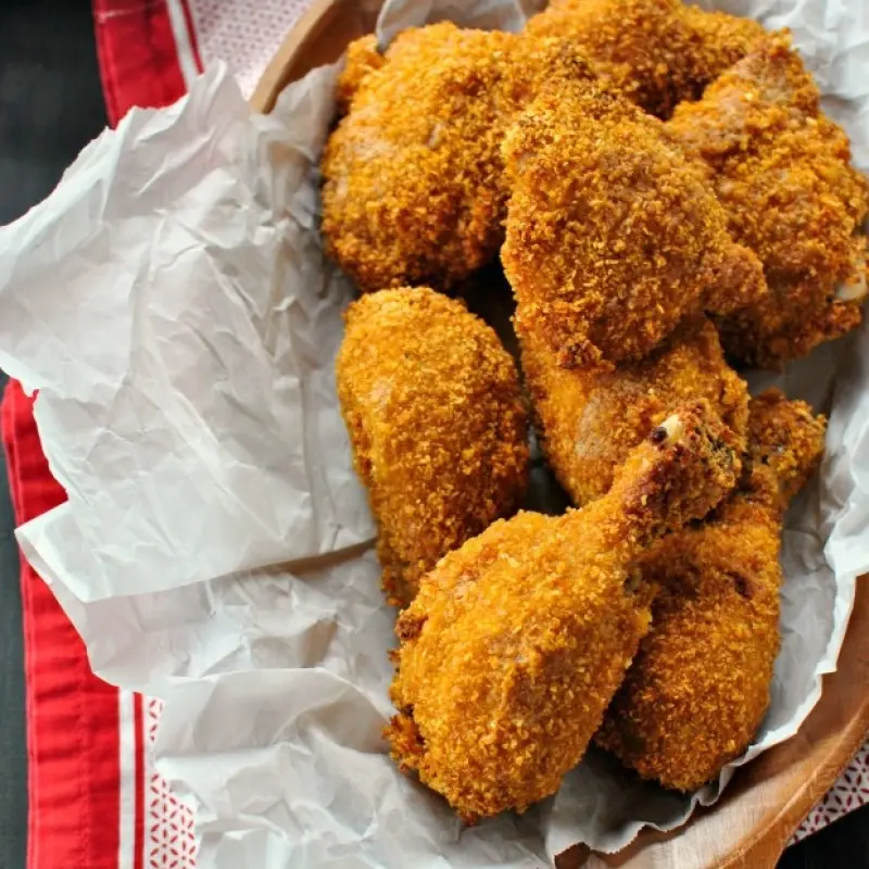 Oven Fried Buttermilk Chicken