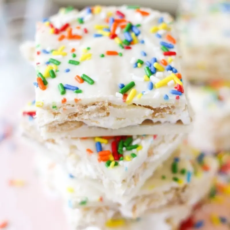 White Chocolate Ritz Fluffernutter Bars