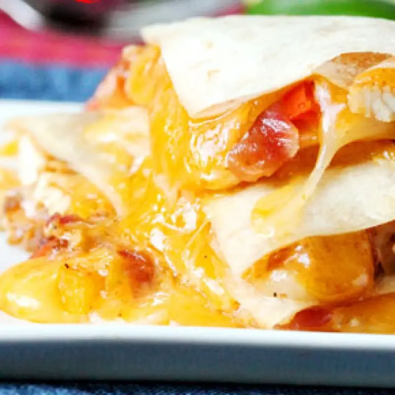 Chicken Fajita Quesadillas
