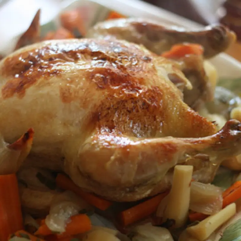 Roasted Chicken In Beer