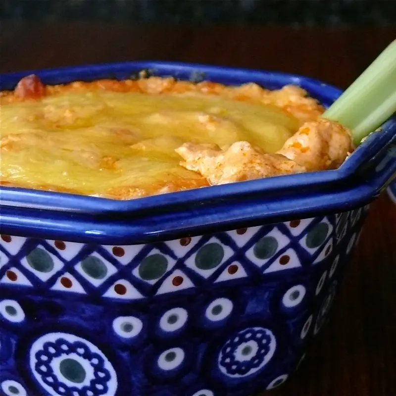 Baked Buffalo Chicken Dip