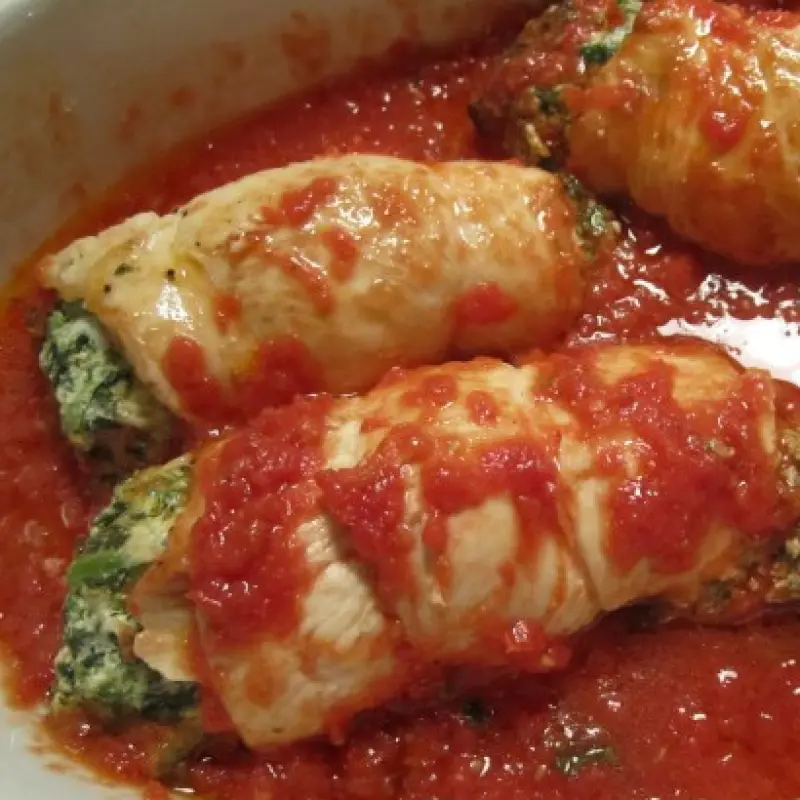 Chicken Breast Stuffed with Ricotta and Spinach