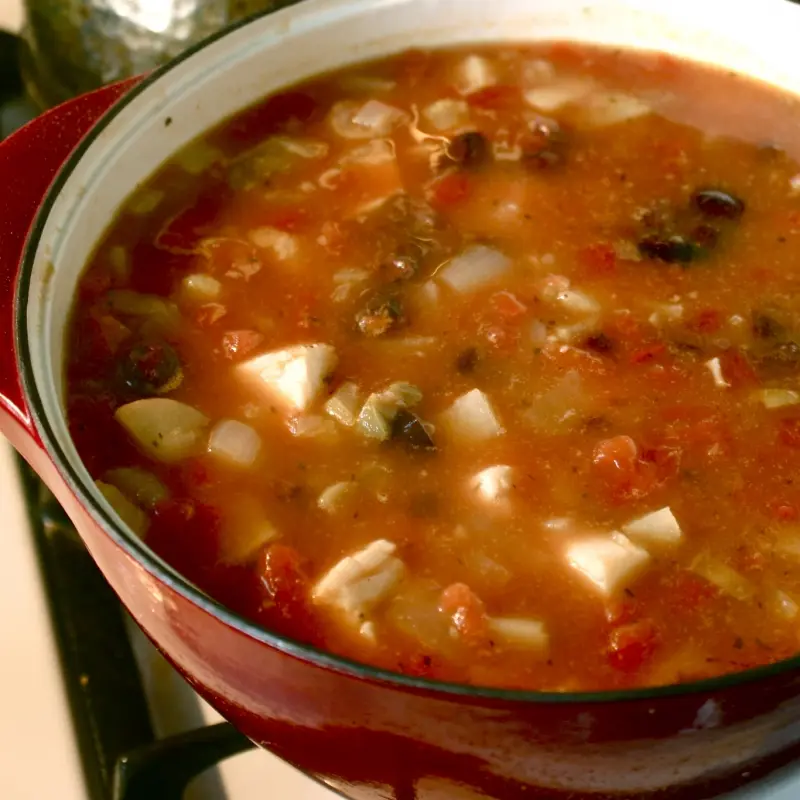 Potato and Fish Stew