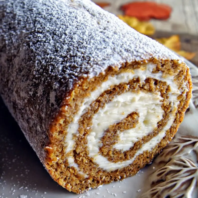 Creamy Filled Pumpkin Roll