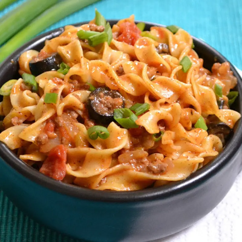 Beef Taco Pasta