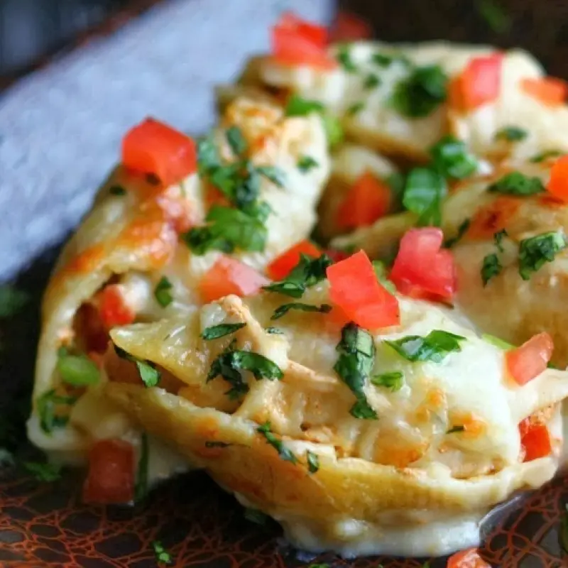 Chicken Enchilada Stuffed Shells