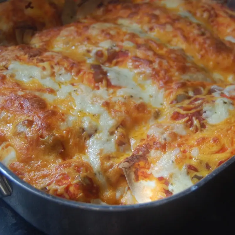 Cream Cheese Chicken Enchiladas