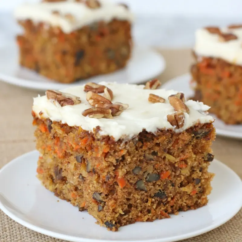 Classic Carrot Cake With Cream Cheese Frosting
