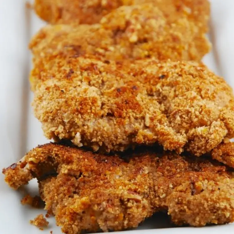 Spicy Pecan Crusted Chicken