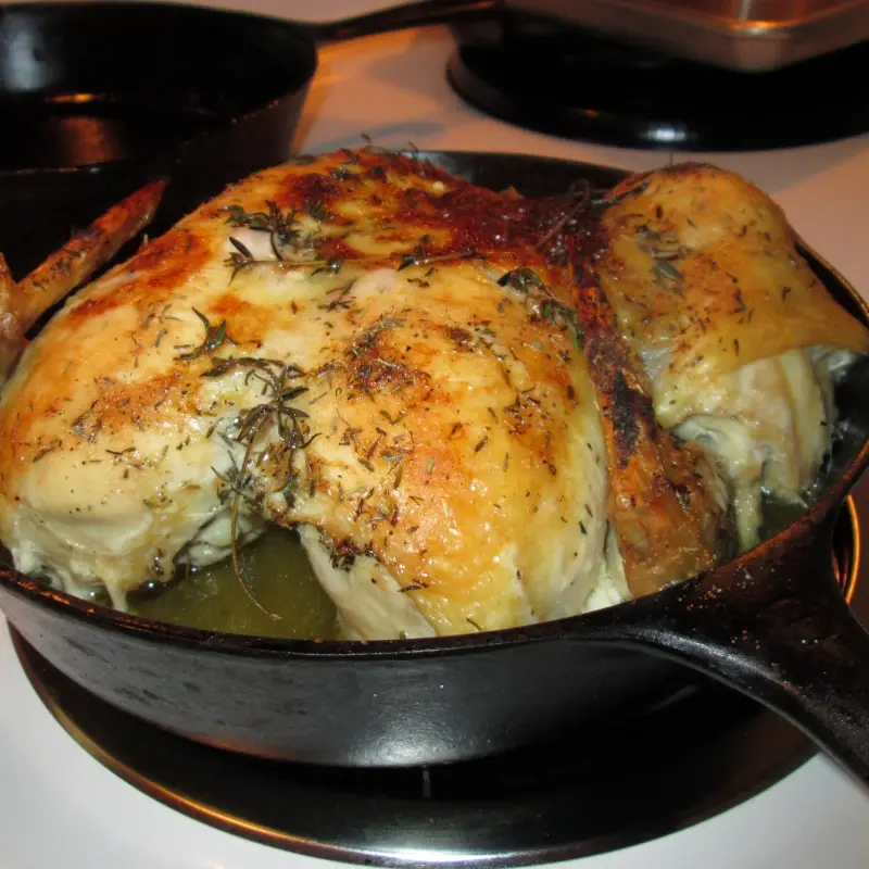 Cast-Iron Roasted Chicken