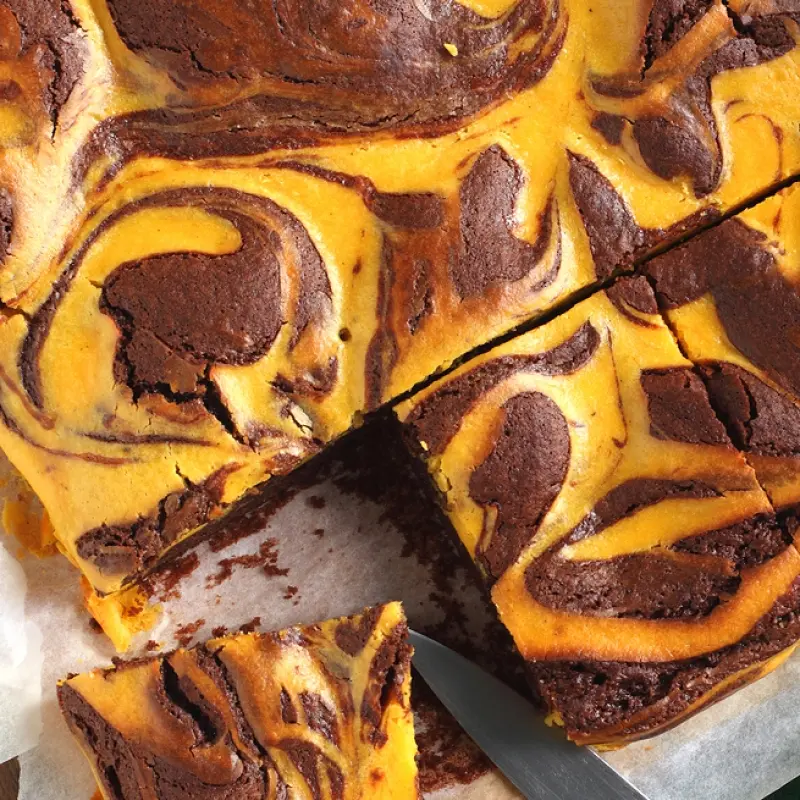 Pumpkin Cheesecake Chocolate Swirl